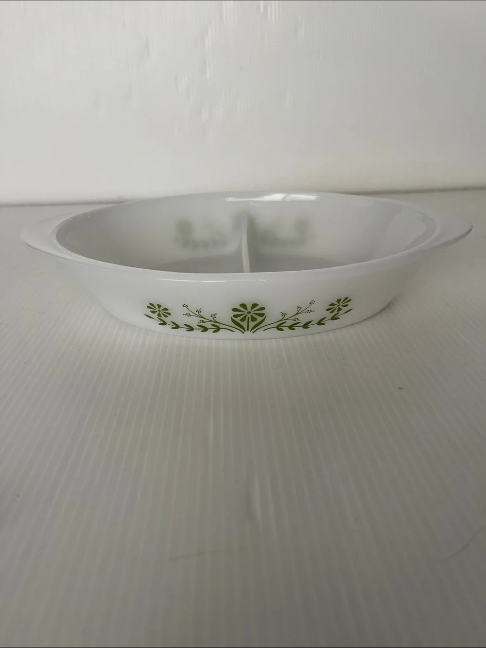 Vintage Glasbake Divided Baking Dish